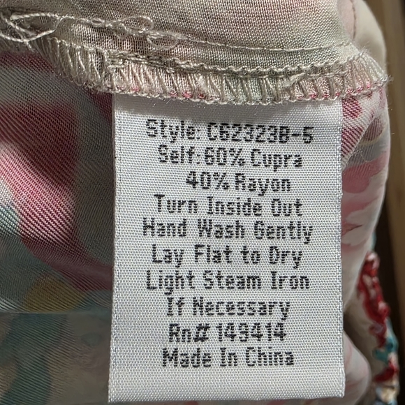 Johnny Was Zevele Viola Pants Women's Sz Small Bohemian Pink Multicolor - Picture 5 of 5